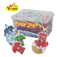 World Cup Jersey Shape Fruits Liquid Jelly Candy